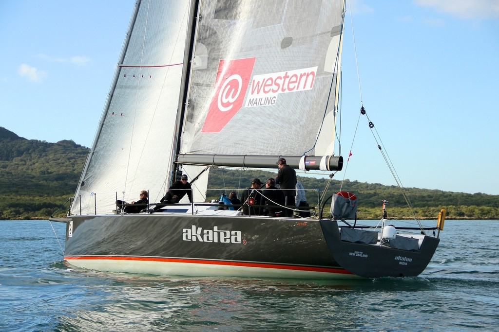 Akatea pictured at the start of the Evolution Sails Sail Noumea 2012 race © Richard Gladwell www.photosport.co.nz